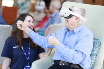 Anchor residents keep clear of the sharks in unforgettable Virtual Reality experience